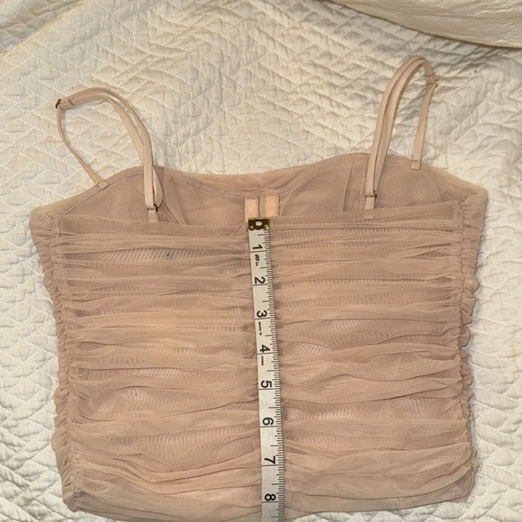 Ten by Babaton blush mesh size small Luxor tank camisole. - Picture 5 of 7